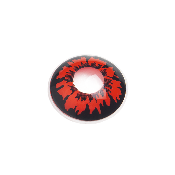 Red Hellfire Crazy Lens