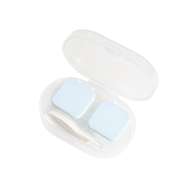 Flip Press Lens Case (Blue)