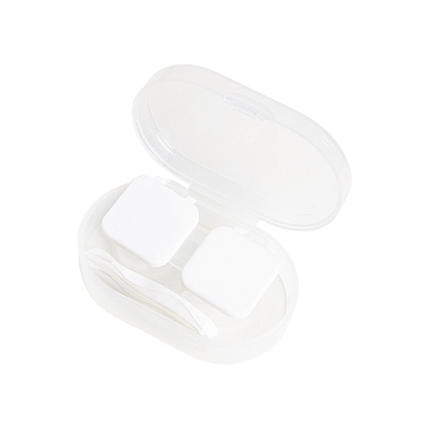 Flip Press Lens Case (White)