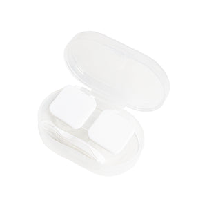 Flip Press Lens Case (White)