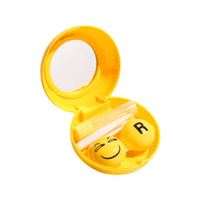Load image into Gallery viewer, Cartoon Contact Lens Travel Kit (Smiley Face)
