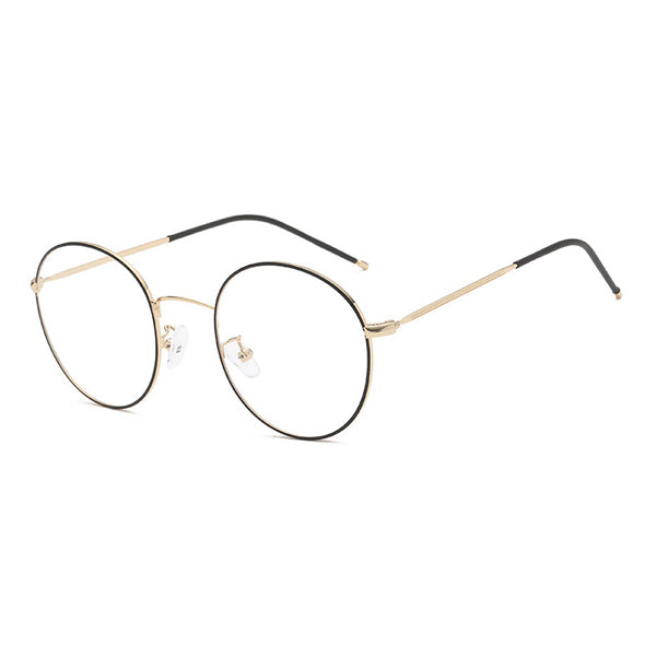 VEU Orbin Eyeglasses 0051 50 Black Gold Black