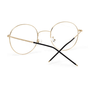 VEU Orbin Eyeglasses 0051 50 Black Gold Black